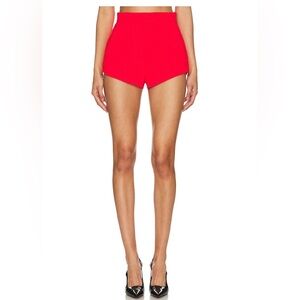 Amanda Uprichard Kelso Shorts – Size XS – Crimson Red